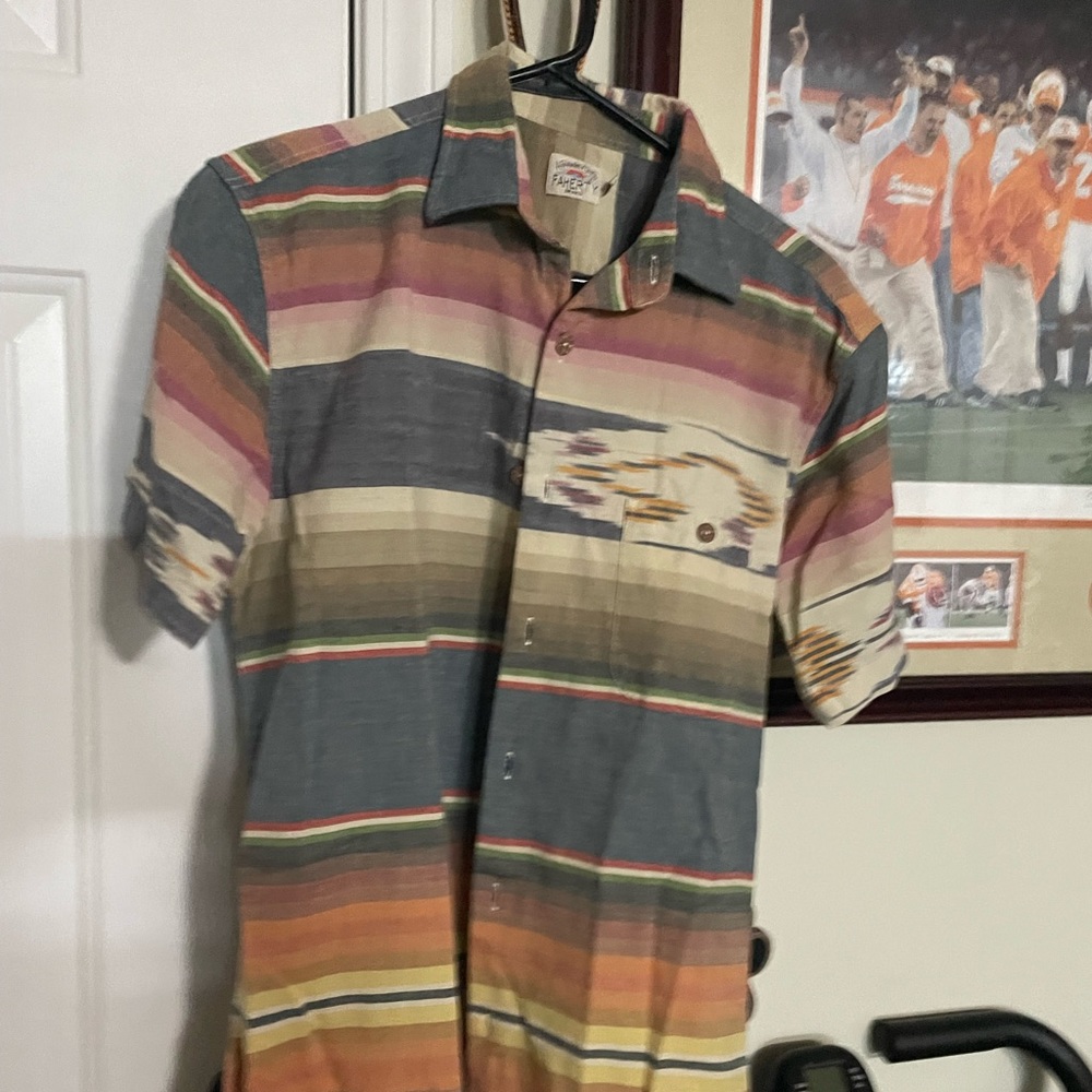 Mens faherty brand short sleeve button up